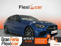Azul Usado 2022 Mercedes C300e Familiar | 37.990 € (Un poco caro)