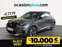 Gris / plata Usado 2022 Peugeot 2008 GT SUV | 16.800 € (Precio justo)