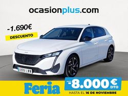 Blanco Usado 2022 Peugeot 308 Allure Berlina | 17.500 € (Precio justo)