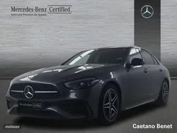 Gris / plateado Usado 2022 Mercedes C200 AMG line Berlina | 39.900 € (Precio justo)