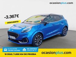 Azul Usado 2021 Ford Puma ST-Line SUV | 18.700 € (Precio justo)