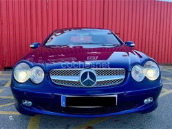 Azul Usado 2003 Mercedes SL500 Descapotable | 14.990 € (Buen precio)