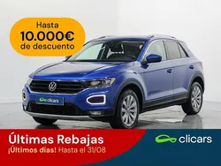 Azul Usado 2021 VW T-Roc Advance SUV | 20.990 € (Precio justo)