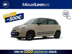 Beige Usado 2016 Fiat 500L Lounge Monovolumen | 9985 € (Precio justo)