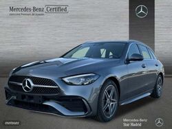 Gris Usado 2024 Mercedes C200 AMG line Familiar | 43.990 € (Precio justo)