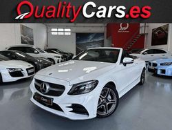 Blanco Usado 2021 Mercedes C220 Descapotable | 39.400 € (Precio justo)