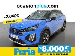 Azul Usado 2024 Peugeot 2008 GT SUV | 22.450 € (Precio justo)