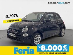 Negro Usado 2022 Fiat 500 Dolcevita Descapotable | 11.100 € (Precio justo)