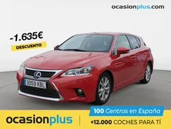 Rojo Usado 2017 Lexus CT200h Executive Line | 17.450 € (Precio justo)