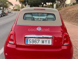 Rojo Usado 2016 Fiat 500C Lounge Descapotable | 9400 € (Precio justo)