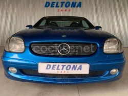 Azul Usado 2000 Mercedes SLK200 Descapotable | 7900 € (Buen precio)
