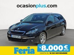 Negro Usado 2016 Peugeot 308 Style Familiar | 7990 € (Precio justo)
