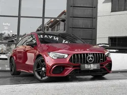 Rojo Usado 2021 Mercedes CLA45 AMG Shooting Brake AMG Familiar | 57.900 €