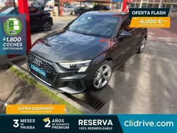 Gris Usado 2022 Audi A3 Sportback S-Line Utilitario | 30.990 € (Un poco caro)