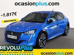 Azul Usado 2021 Peugeot e-208 GT Utilitario | 18.173 € (Precio justo)
