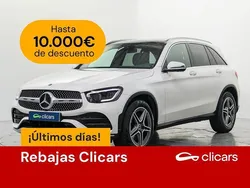 Blanco Usado 2021 Mercedes GLC220 SUV | 39.990 € (Precio justo)