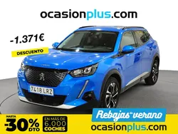 Azul Usado 2021 Peugeot 2008 Allure SUV | 15.090 € (Precio justo)