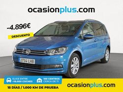 Azul Usado 2020 VW Touran Advance Monovolumen | 24.980 € (Un poco caro)