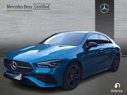 Azul Usado 2025 Mercedes CLA220 AMG line Berlina | 38.995 € (Buen precio)