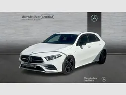 Blanco Usado 2021 Mercedes A200 AMG line Berlina | 27.490 € (Buen precio)