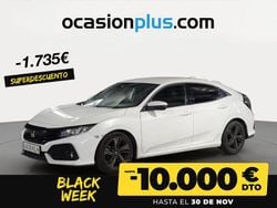 Blanco Usado 2018 Honda Civic Elegance Berlina | 19.090 € (Un poco caro)