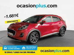 Rojo Usado 2020 Ford Puma Titanium SUV | 18.500 € (Precio justo)