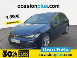 Azul Usado 2021 VW Golf VIII Life | 20.790 € (Precio justo)