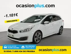 Blanco Usado 2017 Kia Ceed GT Familiar | 12.700 € (Precio justo)