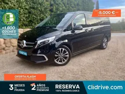 Negro Usado 2021 Mercedes V220 Avantgarde Monovolumen | 47.990 € (Precio justo)