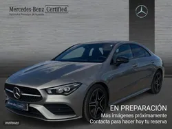 Plata mojave Usado 2020 Mercedes CLA220 AMG line Berlina | 34.990 € (Precio justo)