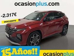 Rojo Usado 2023 Hyundai Tucson N Line SUV | 21.319 € (Precio justo)