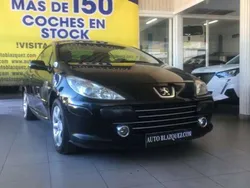 Negro Usado 2008 Peugeot 307 CC Sport Descapotable | 7200 €