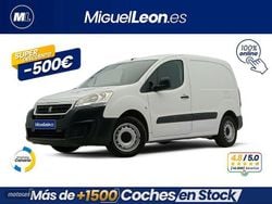 Blanco Usado 2017 Peugeot Partner Van | 8985 € (Precio justo)