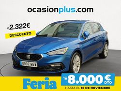 Azul Usado 2024 Seat Leon Style Berlina | 25.550 € (Precio justo)