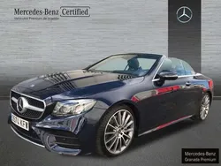 Azul Usado 2017 Mercedes E300 AMG line Descapotable | 44.900 € (Caro)
