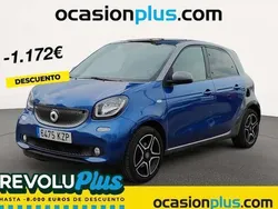 Azul Usado 2019 Smart ForFour Electric Drive Utilitario | 11.728 € (Precio justo)