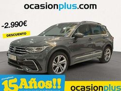 Gris Usado 2021 VW Tiguan R-line SUV | 29.900 € (Precio justo)