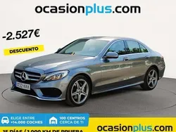 Gris Usado 2018 Mercedes C220 Berlina | 25.273 € (Buen precio)