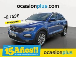 Azul Usado 2021 VW T-Roc Advance SUV | 23.690 € (Precio justo)