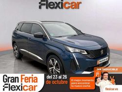 Azul Usado 2021 Peugeot 5008 GT Monovolumen | 21.490 € (Precio justo)