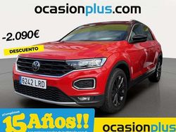 Rojo Usado 2021 VW T-Roc Sport SUV | 20.900 € (Precio justo)