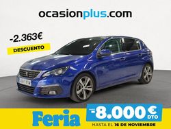 Azul Usado 2018 Peugeot 308 Allure Berlina | 15.990 € (Caro)