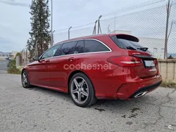 Rojo Usado 2015 Mercedes C180 Avantgarde Familiar | 14.950 € (Precio justo)