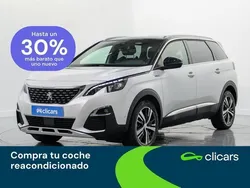 Blanco Usado 2017 Peugeot 5008 GT-line Monovolumen | 14.690 € (Un poco caro)