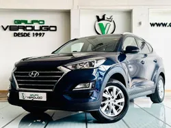 Azul Usado 2019 Hyundai Tucson SUV | 17.900 € (Precio justo)