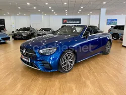 Azul Usado 2021 Mercedes E220 Descapotable | 49.900 € (Caro)