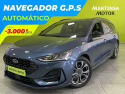 Azul Usado 2024 Ford Focus ST-Line Familiar | 22.300 € (Precio justo)