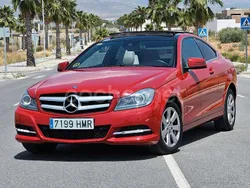 Rojo Usado 2013 Mercedes C220 Coupe | 12.900 € (Precio justo)