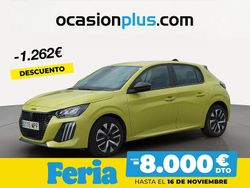 Amarillo Usado 2024 Peugeot 208 Active Utilitario | 13.890 € (Precio justo)