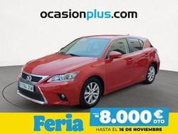 Rojo Usado 2016 Lexus CT200h Executive Line Utilitario | 13.150 € (Precio justo)